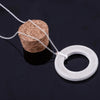 designer network circle Pendant 925 Stamped Silver Necklace For Women party wedding party Jewelry gifts