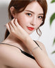 925 Sterling silver noble Crystal romantic heart Bracelets for women party Wedding Jewelry Christmas gifts