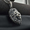 style Pure tin animal Jewelry on the neck lion head pendant necklace men hip-hop zodiac tag Man chain necklace