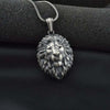 style Pure tin animal Jewelry on the neck lion head pendant necklace men hip-hop zodiac tag Man chain necklace