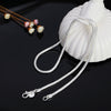 925 Stamped Silver Charm 1MM/2MM/3MM Snake Chain Necklace For Men Women party wedding Jewelry accessories gift