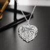 925 Stamped Silver Pretty romantic Heart Pendant Necklace For Women party wedding accessories Jewelry gifts