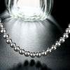 Classic 8MM beads 925 sterling Silver Bracelets necklace Jewelry set for Women Party wedding accessories Gifts