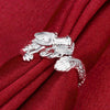Classic men's 925 Sterling Silver Dragon bracelets rings Party wedding gifts Street all-match Jewelry sets