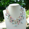 Freshwater Pearls Mix Color Choker Necklace Dress Simple Style Floating Handmade collar chain