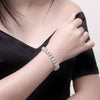 charm 925 sterling silver circle chain Bracelets for woman men fine Wedding party noble Jewelry Holiday gifts