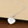 selling  925 sterling silver heart necklaces earrings for women Designer party wedding Jewelry Sets gift