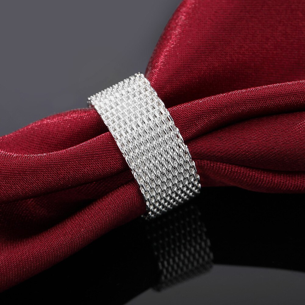 streetwear 925 sterling Silver bangles Bracelet stud earrings rings for woman size 6-10 wedding Gifts designer Jewelry set