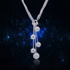 trend 925 Stamped Silver Smooth Beads Necklace For Women Party wedding accessories Jewelry Popular brands Gifts