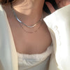 trend 925 Stamped silver Flat snake box chain necklace designer jewelry for Men Women Charms party wedding gifts