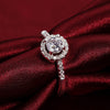 trend Classic charms 925 Sterling Silver diamond rings for women crystal adjustable size party Gifts wedding Jewelry