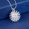 trend brands 925 Stamped Silver Fireworks Pendant Necklace For Women  designer party wedding Jewelry gifts