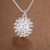 trend brands 925 Stamped Silver Fireworks Pendant Necklace For Women  designer party wedding Jewelry gifts