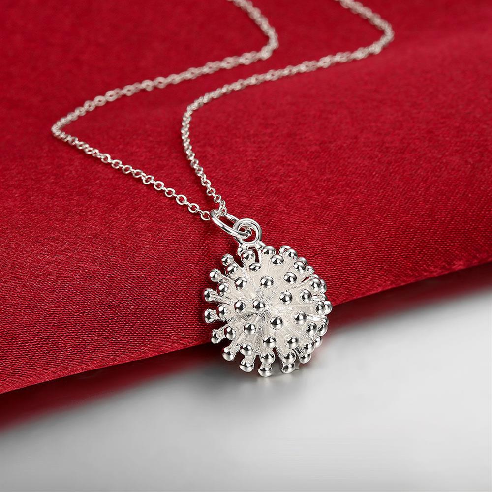 trend brands 925 Stamped Silver Fireworks Pendant Necklace For Women  designer party wedding Jewelry gifts