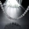 trend designer 925 Sterling Silver classic Circle chain Bracelet necklace for men women Jewelry set Party gifts