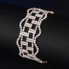Luxury Brand Bracelet Crystal Bracelets For Women Charm Silver Bracelets & Bangles Femme Bridal Wedding Fine Jewelry