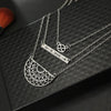 Hyperbole Big Geometric Choker Necklaces For Women Vintage Jewelry Handmade Hollow Design Statement Necklaces Femme