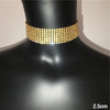 Hyperbolic Bling Diamante Choker Necklace Women Adjustable Patchwork Rhinestone Necklace Night Club Choker Necklaces