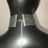 Hyperbolic Bling Diamante Choker Necklace Women Adjustable Patchwork Rhinestone Necklace Night Club Choker Necklaces