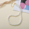 ICFTZWE White Simulated Pearl Necklace For Women Girls Beads Gold Simulated Pearl Chain Elegant 2021 Jewelry Accessories