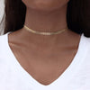 IF ME Punk Cuban Gold Color Snake Chain Choker Necklaces for Women Trendy Aesthetic Thick Clavicle Necklaces  Jewelry