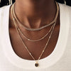 IF ME Punk Cuban Gold Color Snake Chain Choker Necklaces for Women Trendy Aesthetic Thick Clavicle Necklaces  Jewelry