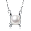 Fine Necklaces 925 Sterling Silver Statement Necklace Pearl Party Chain For Women Big Necklaces Jewelry