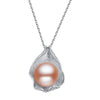 Fine Necklaces Pearl Pendants 925 Sterling Wedding Party Silver Necklace Women Chain Bohemian Jewelry
