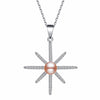 Fine Necklaces Sterling Silver 925 Women Chain Pearl Charms Pendants Long Bohemian Necklace Jewelry