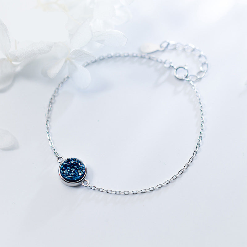 Authentic New Brand Women Infinity Bracelet 925 Sterling Silver Kyanite Crystal Charming For Women Wedding Jewelry Gift