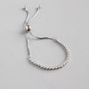 Charming Snake Chain S925 Silver Clear CZ Crystal Cute Bracelet for Women Party Wedding Jewelry Armbanden Voor Vrouwen