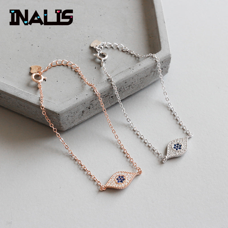 New Bracelet S925 Sterling Silver Link Chain Bracelets For Women Luxury Brand Cubic Zircon Female Fine Jewelry