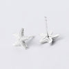 New Starfish S925 Sterling Silver Stud Earrings For Woman Fashion Fine Jewelry Girl Party Cute Brincos Femel Dropshiping