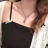 INS Trendy Cold Style Retro Hip Hop Mechanical Rabbit Star Necklace Niche Design Long Sweater Chain