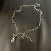 INS Trendy Cold Style Retro Hip Hop Mechanical Rabbit Star Necklace Niche Design Long Sweater Chain