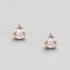 925 Sterling Silver Zircon hollow Heart Stud Earrings Fine Jewelry Accessories For Women Engagement Party Trendy Gifts