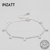 Classic Minimalist Crystal Water Drop Bracelet For Women Wedding Party Charm 925 sterling Silver Fine Jewelry 2020 Gift