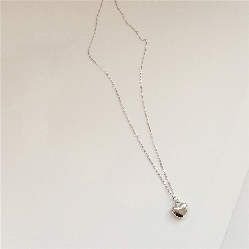 Classic Real 925 Sterling Silver Heart Pendant Necklaces For Women Anniversary Party Fashion Jewelry Gold Color 2020 Gift