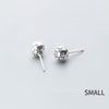 Minimalist 2020 Real 925 Sterling Silver Sport Football Stud Earrings For Women Fine Jewelry Personality Accessories