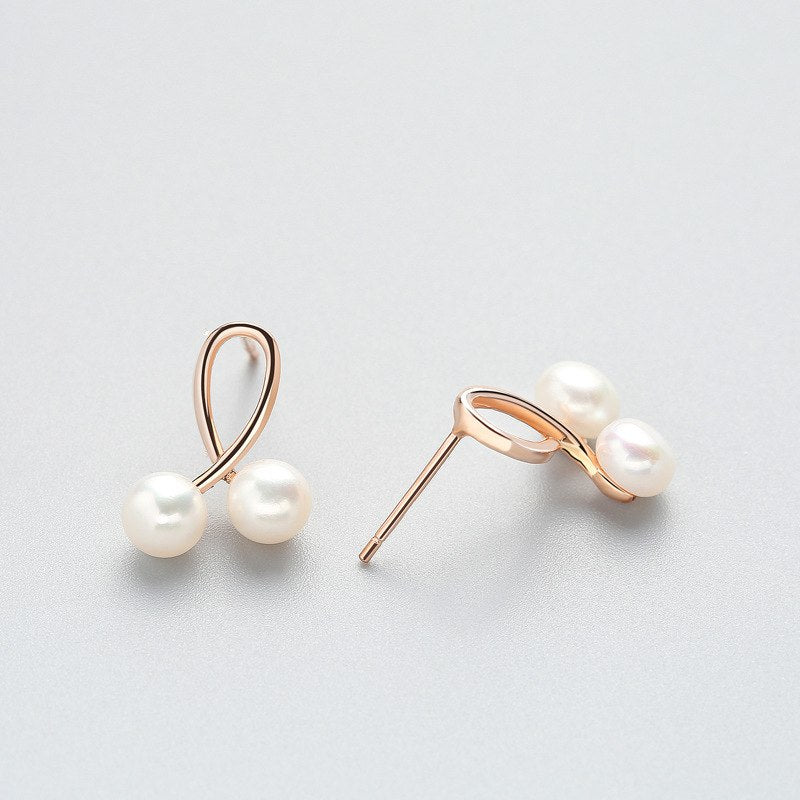 Minimalist Pearl Stud Earrings For Women Wedding Party Fine Jewelry Fashion Accessories Mujer Moda 2020 Gifts