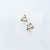 Punk MInimalist Geometric Triangle Hoop Earrings Charm 925 Sterling Silver Fine Jewelry For Women Personality Accessories
