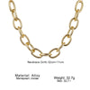 IPARAM Punk Gold Chain Choker Necklace Statement Women's Geometric Thick Chain Clavicle Necklace 2021 Bohemian Jewelry
