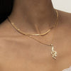 IPARAM Punk Gold Chain Choker Necklace Statement Women's Geometric Thick Chain Clavicle Necklace 2021 Bohemian Jewelry