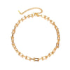 IPARAM Punk Gold Geometric Chain Choker Necklace Statement Unisex U Shape Big Thick Chain Necklaces Men's Women's Couple Jewelry