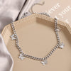 IPARAM Punk Metal Thick Chain Butterfly Choker Necklace Women Retro Animal Butterfly Short Necklace Collar Jewelry Gift