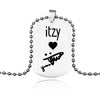 ITZY KPOP Pendant Necklace Korea Girls Group Stainless Steel Necklaces Jewelry  Gifts For Men Women Fans
