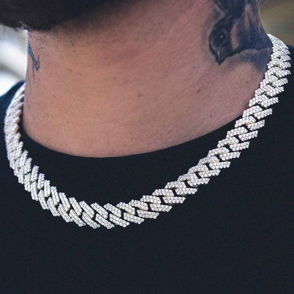 Iced Out 15mm Miami Cuban Link Chains 8