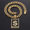 Iced Out Miami Cuban Link Chain Map Of Africa Pendant Necklace For Men's Chains Hip Hop Jewelry Halloween Clown On The Neck