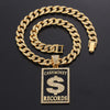 Iced Out Miami Cuban Link Chain Map Of Africa Pendant Necklace For Men's Chains Hip Hop Jewelry Halloween Clown On The Neck