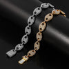 Iced Out Rhinestone Chain Necklace Choker Men Women Gothic Streetwear Hip hop Rock Necklaces Nightclub Rapper Couple Charms